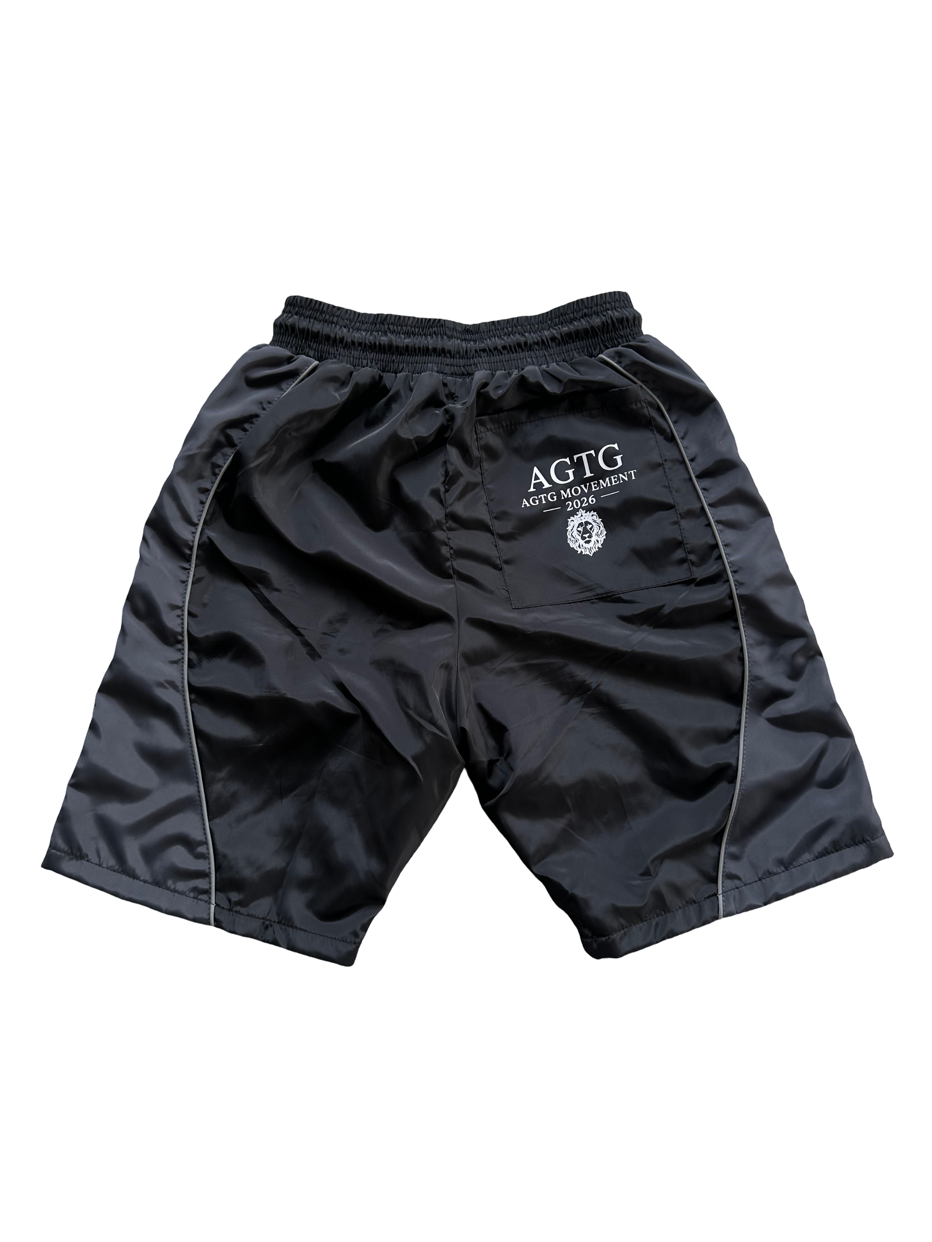 AGTG Heart of a Lion Reflective Shorts – Black