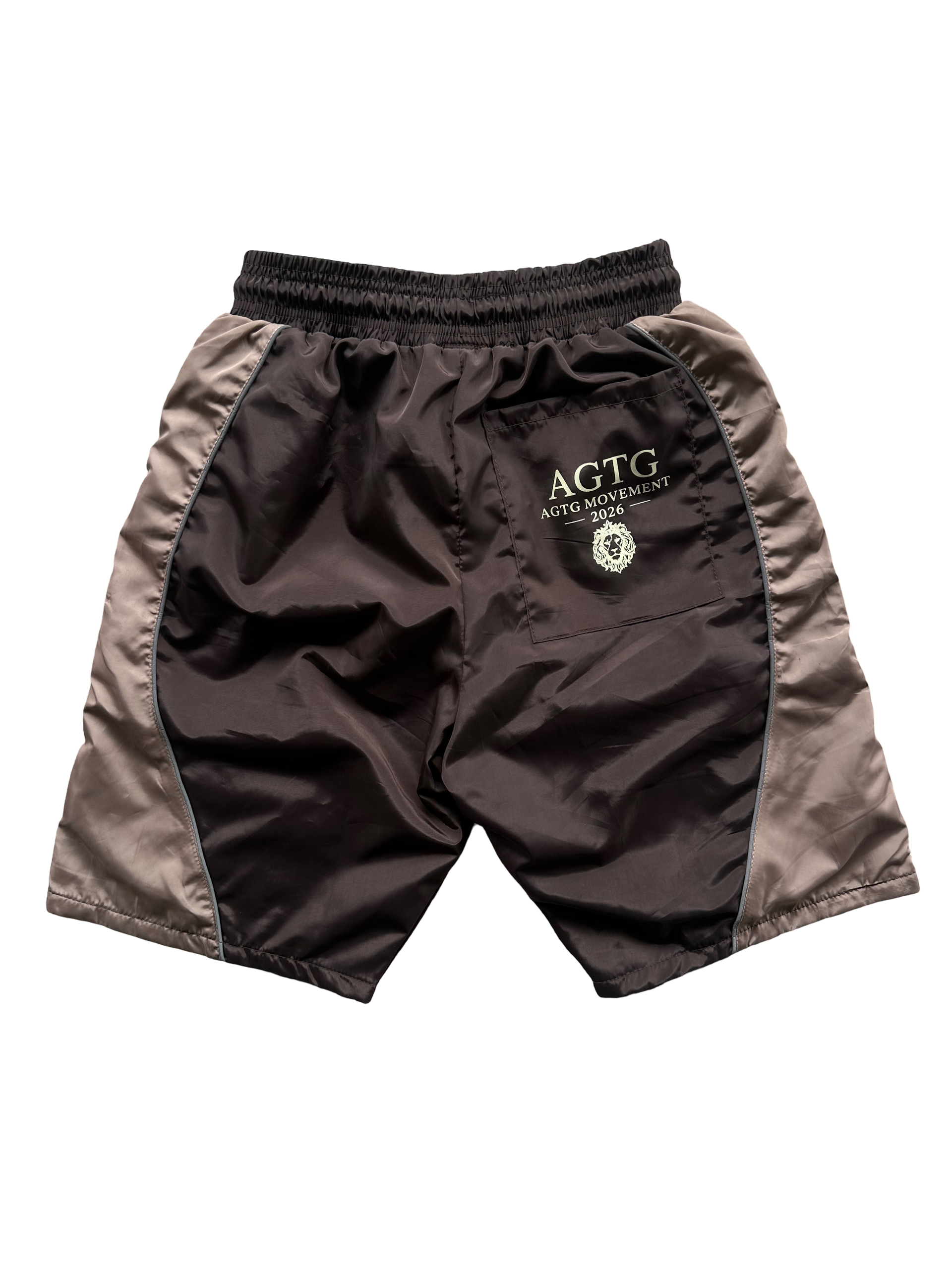 AGTG Heart of a Lion Reflective Shorts – Espresso