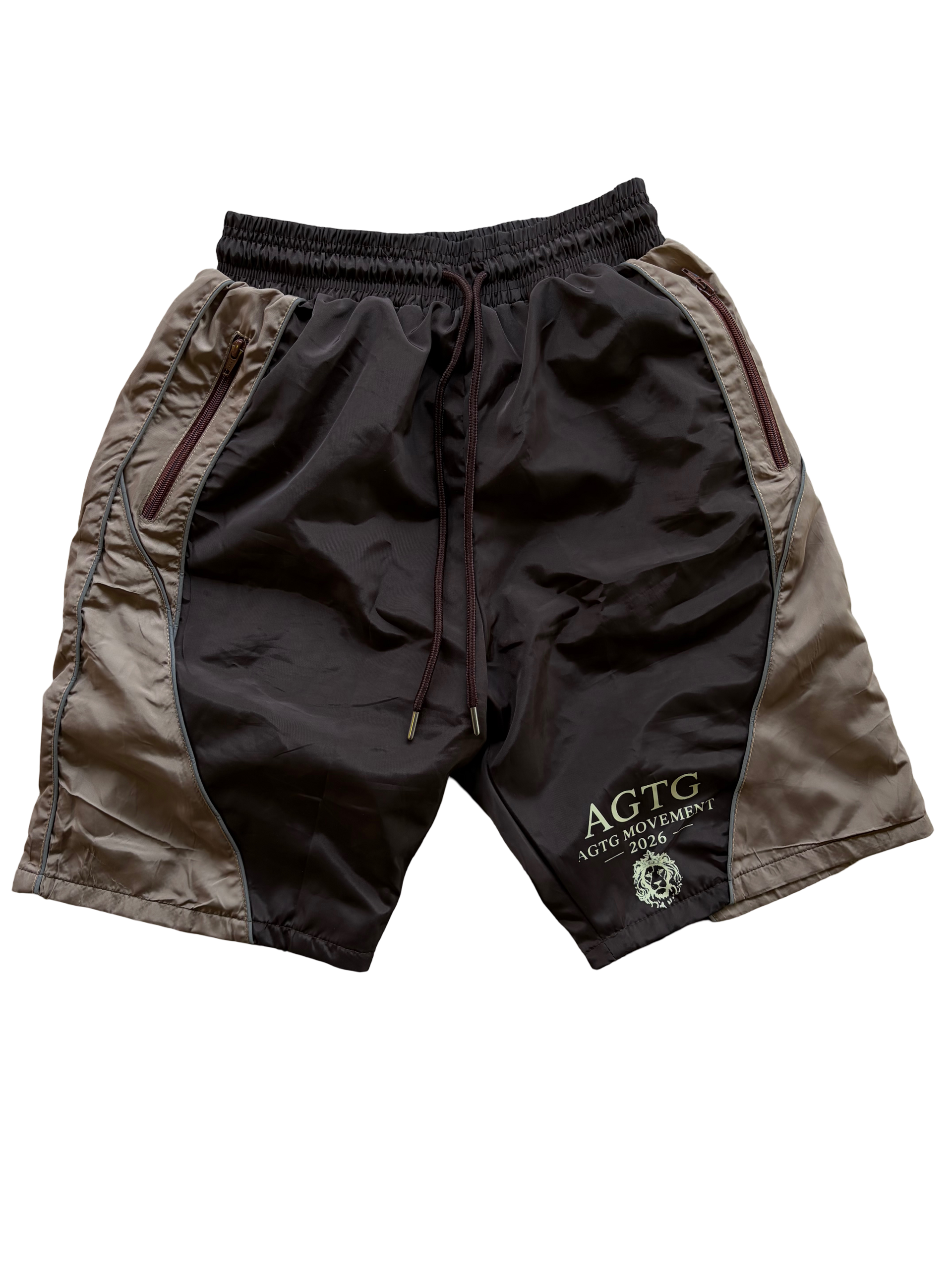 AGTG Heart of a Lion Reflective Shorts – Espresso