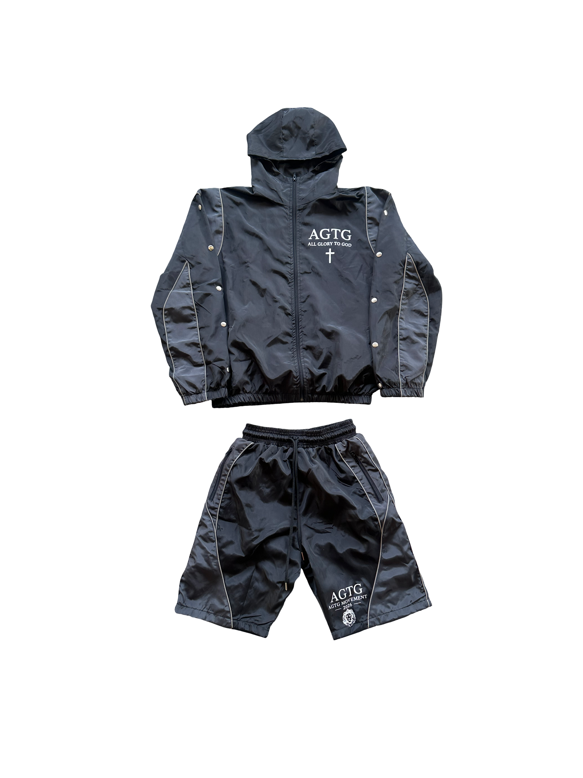 AGTG Movement 2026 Windbreaker Set Black