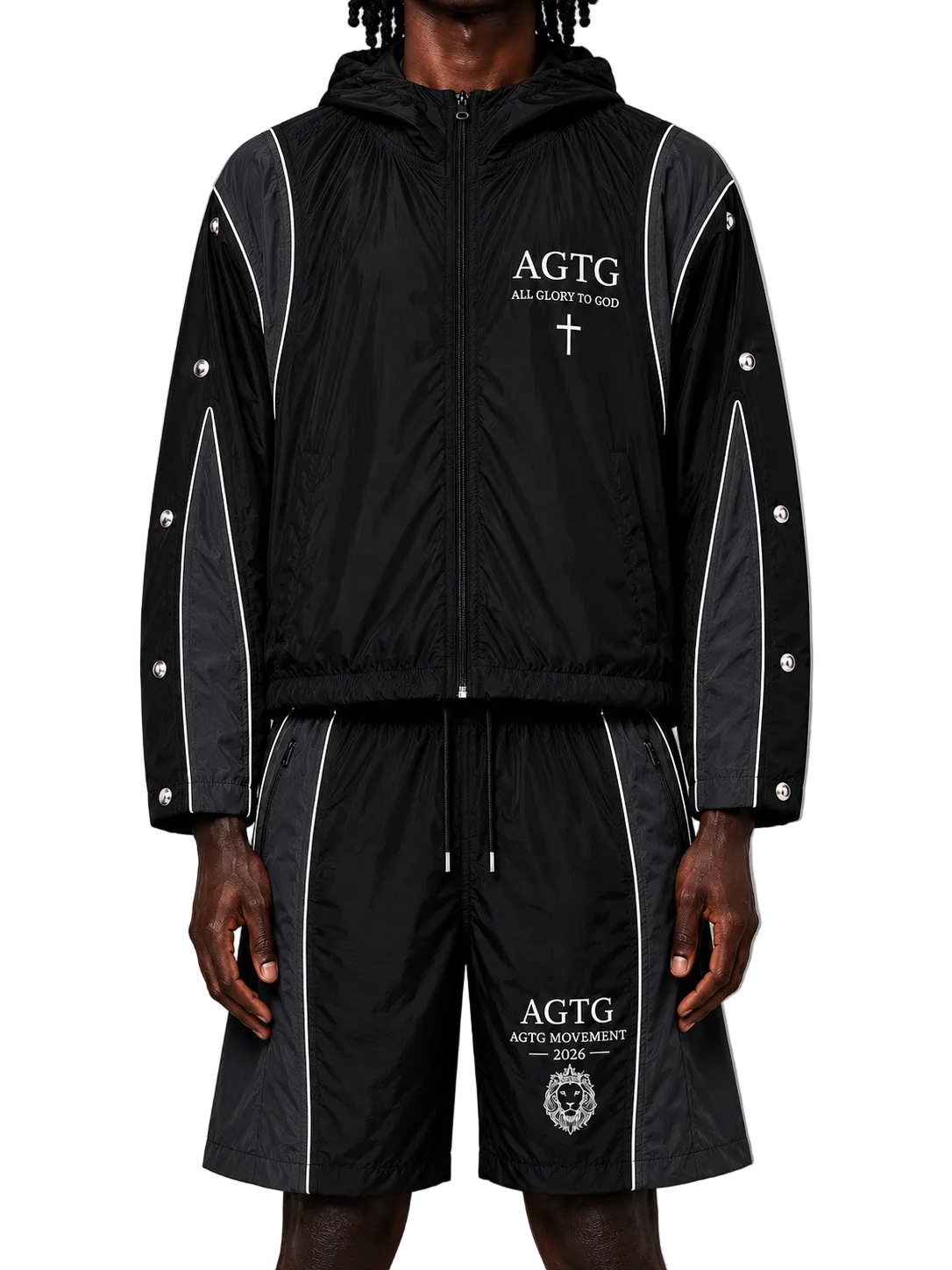 AGTG Movement 2026 Windbreaker Set Black