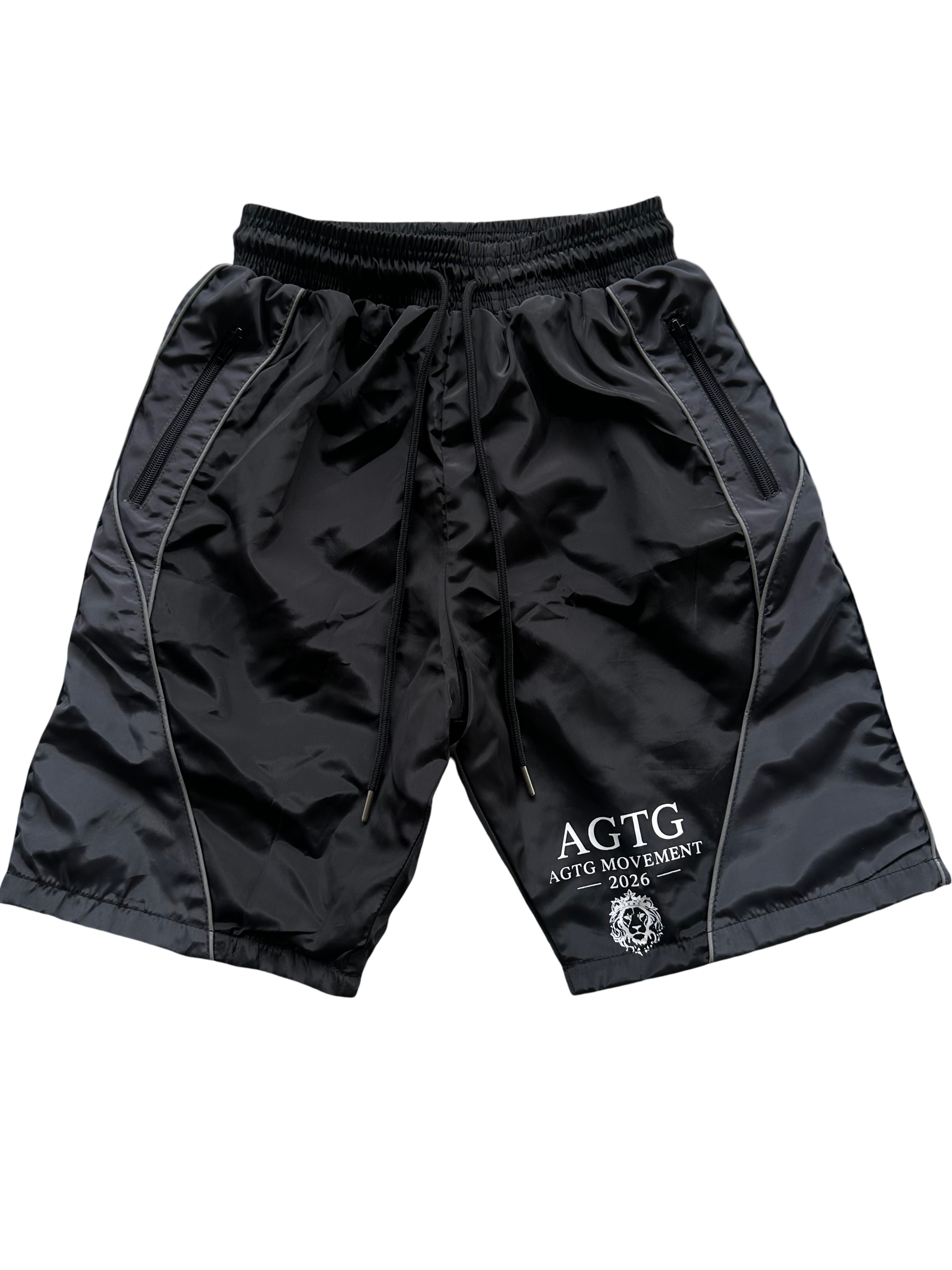 AGTG Heart of a Lion Reflective Shorts – Black